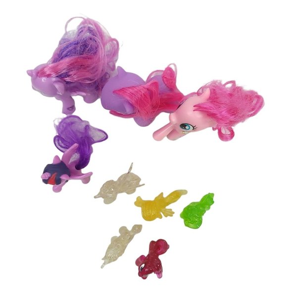 Hasbro My Little Pony Mini Figures Toys Unicorns Wings Lot Of 9 - Picture 4 of 11